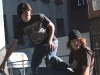 Jake Miller e Gabe Nevins sul set di 'Paranoid Park', 2007